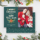 Mistletoe Herinneringen: Vrolijke Kerstmis Nieuwja Feestdagenkaart