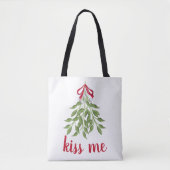Mistletoe Holiday Canvas tas (Voorkant)