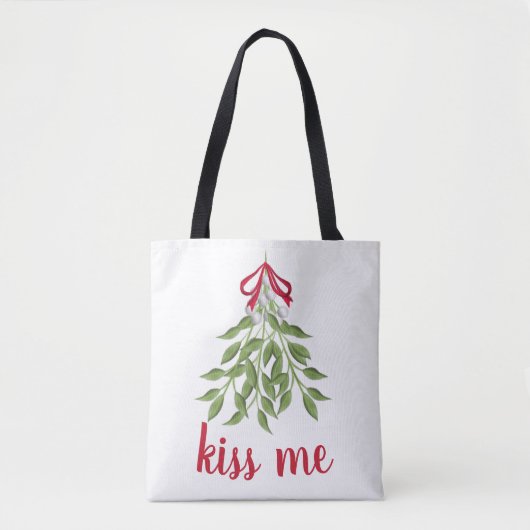 Mistletoe Holiday Canvas tas (Voorkant)