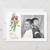 Mistletoe Holiday-fotokaart Kaart (Voorkant)