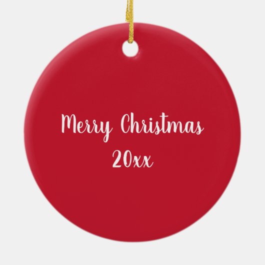 Mistletoe Holiday Ornament (Achterkant)