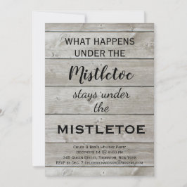 Mistletoe Holiday Party Kaart