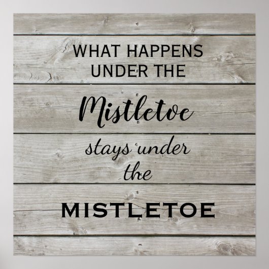 Mistletoe Holiday Poster (Voorkant)