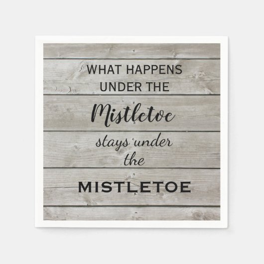 Mistletoe Holiday Servet (Voorkant)