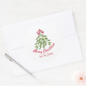 Mistletoe Holiday Sticker (Envelop)