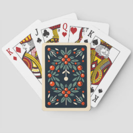 Mistletoe Holly bessen Patroon Poker Kaarten