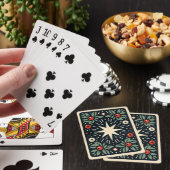 Mistletoe Holly bessen ster Patroon Poker Kaarten (Insitu)