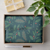 Mistletoe & Holly Charm Tissue Papier (Geschenk)