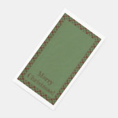 Mistletoe & Holly Pset Servet (Hoek)