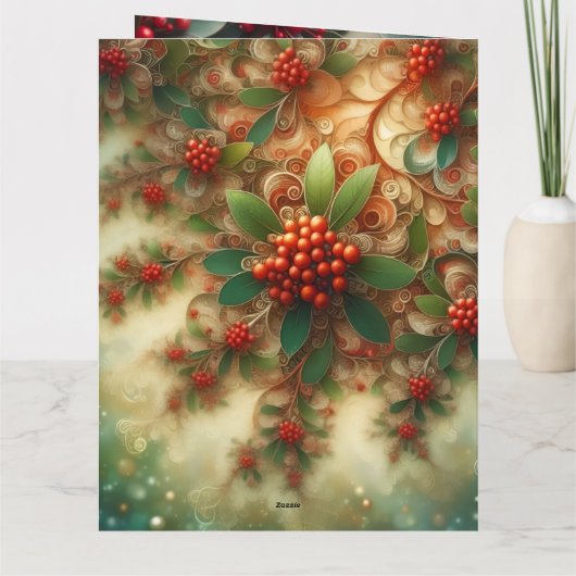 Mistletoe Kaart (Achterkant)