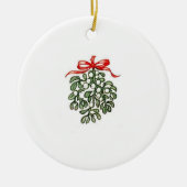 Mistletoe Keramisch Ornament (Voorkant)