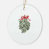 Mistletoe Keramisch Ornament (Links)
