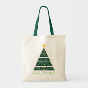 Mistletoe kerstboom Merry Kerstgreen bag Tote Bag