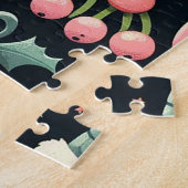 Mistletoe Kerstliedjeszangers compositie Legpuzzel (Zijkant)
