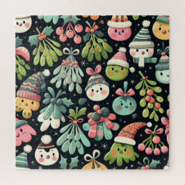 Mistletoe Kerstliedjeszangers compositie Legpuzzel