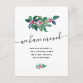 Mistletoe Kerstmis winter bewegende aankondiging (Voorkant)