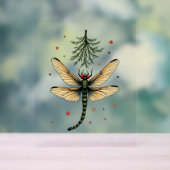 Mistletoe Kiss Dragonfly Acryl Bord (Neutraal)
