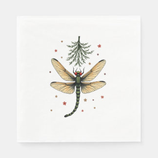 Mistletoe Kiss Dragonfly Servet