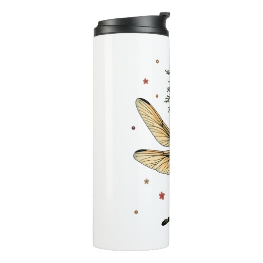 Mistletoe Kiss Dragonfly Thermosbeker (Gedraaid links)