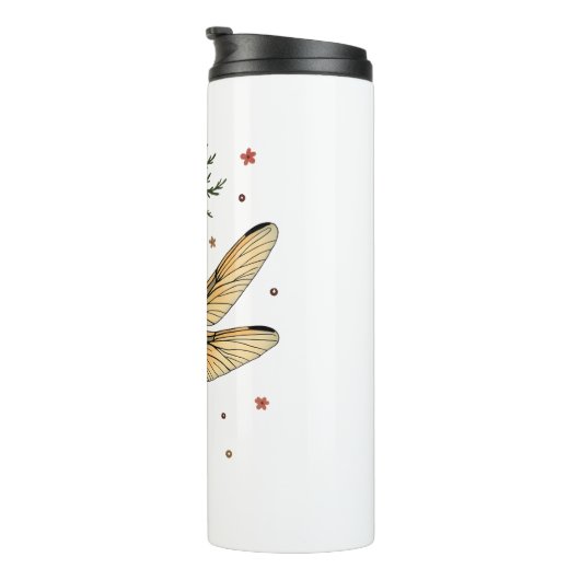 Mistletoe Kiss Dragonfly Thermosbeker (Geroteerd rechts)