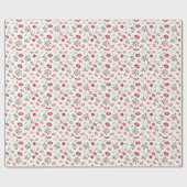 Mistletoe Kisses Cadeaupapier (Vlak)