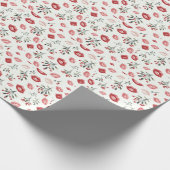 Mistletoe Kisses Cadeaupapier (Hoek)