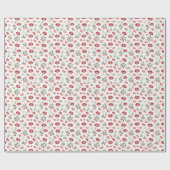 Mistletoe Kisses Cadeaupapier (Vlak)