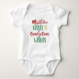 Mistletoe Kisses & Candy Cane Wishes Romper