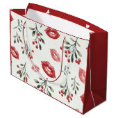 Mistletoe Kisses Groot Cadeauzakje (Achterkant Gekanteld)