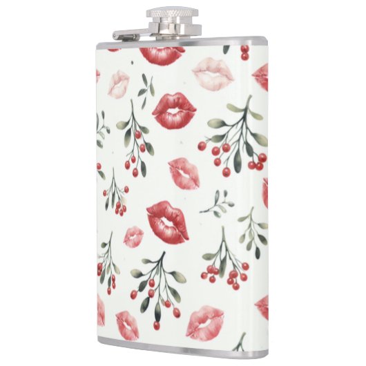 Mistletoe Kisses Heupfles (Links)