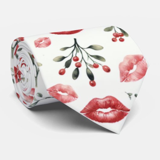 Mistletoe Kisses Stropdas (Opgerold)