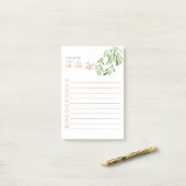 Mistletoe & Koper Gepersonaliseerde Takenlijst Post-it® Notes (Op bureau)