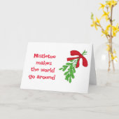 **MISTLETOE** LAAT DE WERELD DRAAIEN KAART (Gele Bloem)