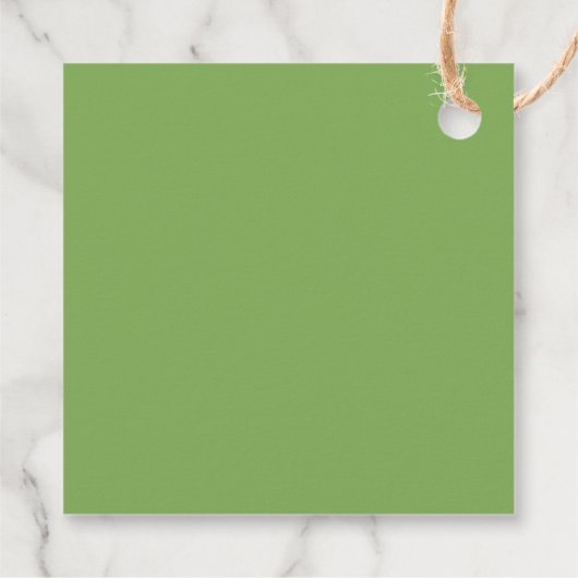 Mistletoe lijn art groen grijs bruiloft dank u bedankjes labels (Achterkant)