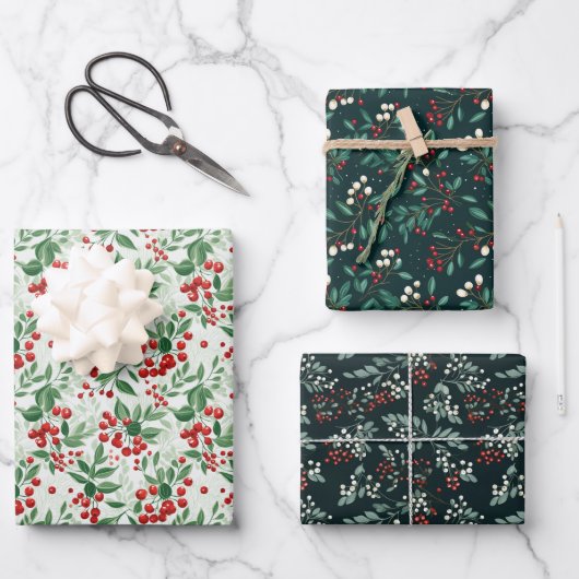Mistletoe Magic Wrapping Paper (Voorkant)