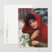 Mistletoe Maiden Briefkaart (Voorkant / Achterkant)