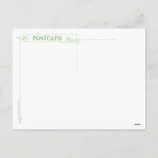 Mistletoe Maiden Briefkaart (Achterkant)