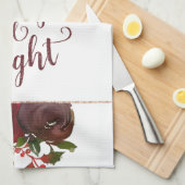 Mistletoe Manor Kerstmis Vrolijk en helder vakanti Theedoek (Quarter Fold)