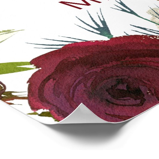 Mistletoe Manor Log in ons Guestbook Poster (Hoek)