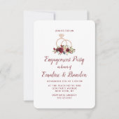 Mistletoe Manor trouwringen verlovingsfeest Kaart (Voorkant)