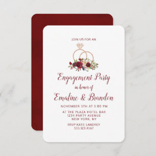 Mistletoe Manor trouwringen verlovingsfeest Kaart