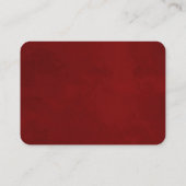 Mistletoe Manor Waterverf Floral bruiloft schema Informatiekaartje (Achterkant)