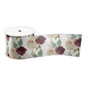 Mistletoe Manor Waterverf Lush Boeketten Bruiloft Satijnen Lint (Spoel)
