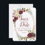 Mistletoe Manor Waterverf Lush Winter Oval Lijst Save The Date<br><div class="desc">Mistletoe Manor Waterverf Lush Winter Rozen Design with Hand Painted Florals, Holly Berry Leaves, Pine Sprig Foliage. Colorful Marsala, Wine Merlot Red, Burgundy, Ivory Cream en Green. Met Zwemere Chic de Doopvonten van de Borstel van de Typografie, en de Folie van de Glitter van het Roos Gold, de slagen van...</div>