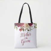 Mistletoe Manor Waterverf Moeder van de bruidegom Tote Bag (Voorkant)