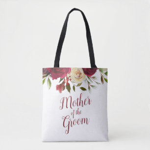 Mistletoe Manor Waterverf Moeder van de bruidegom Tote Bag