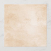 Mistletoe Manor Waterverf Winterplein Diner Menu (Achterkant)