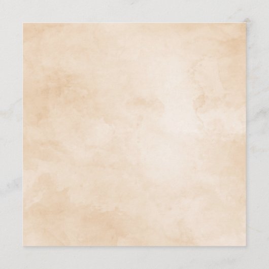 Mistletoe Manor Waterverf Winterplein Diner Menu (Achterkant)