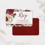 Mistletoe Manor Wedding Website RSVP Kaarten invoe Visitekaartje<br><div class="desc">Mistletoe Manor Waterverf Lush Winter Rozen Design with Hand Painted Florals, Holly Berry Leaves, Pine Sprig Foliage. Colorful Marsala, Wine Merlot Red, Burgundy, Ivory Cream en Green. Met Zwemere Chic Typography de Doopvonten van de Borstel van de Borstel van de Borstel, en het Lijst van de Folie van de Glitter...</div>
