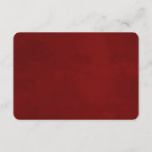 Mistletoe Manor Winter Bloemen Bruiloft Routebesch Informatiekaartje (Achterkant)